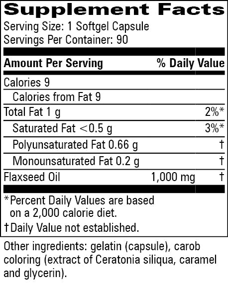 Flax Oil Capsules