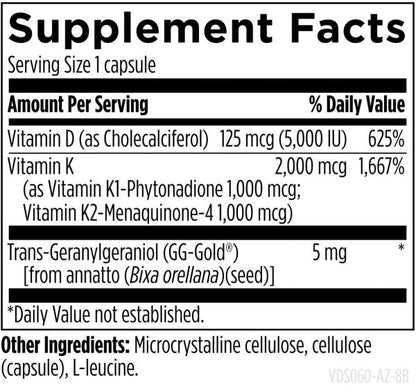 Vitamin D Supreme Supplement Facts