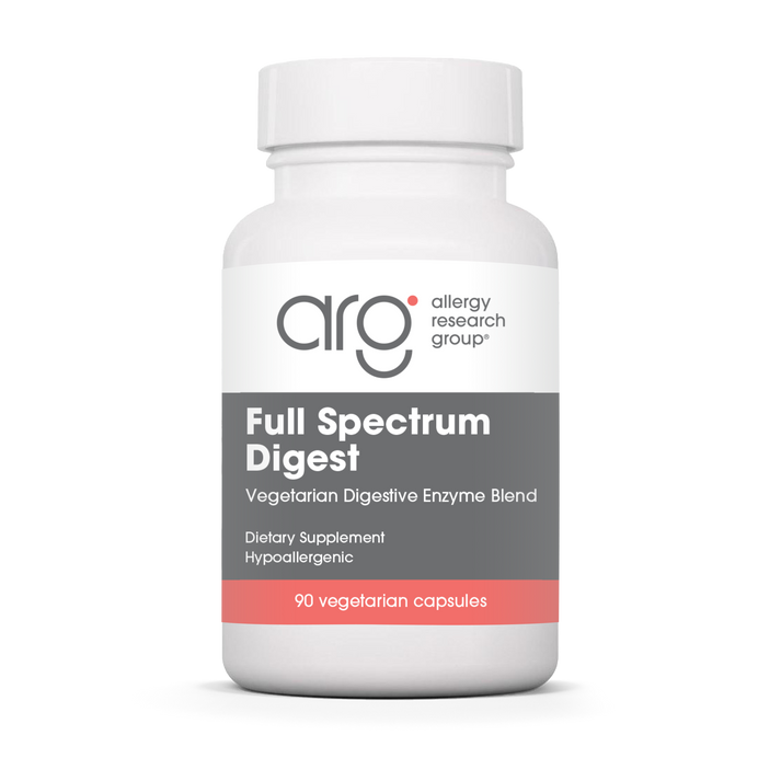 Allergy Research Group Full Spectrum Digest - 90 vegetarian capsules bottle front label