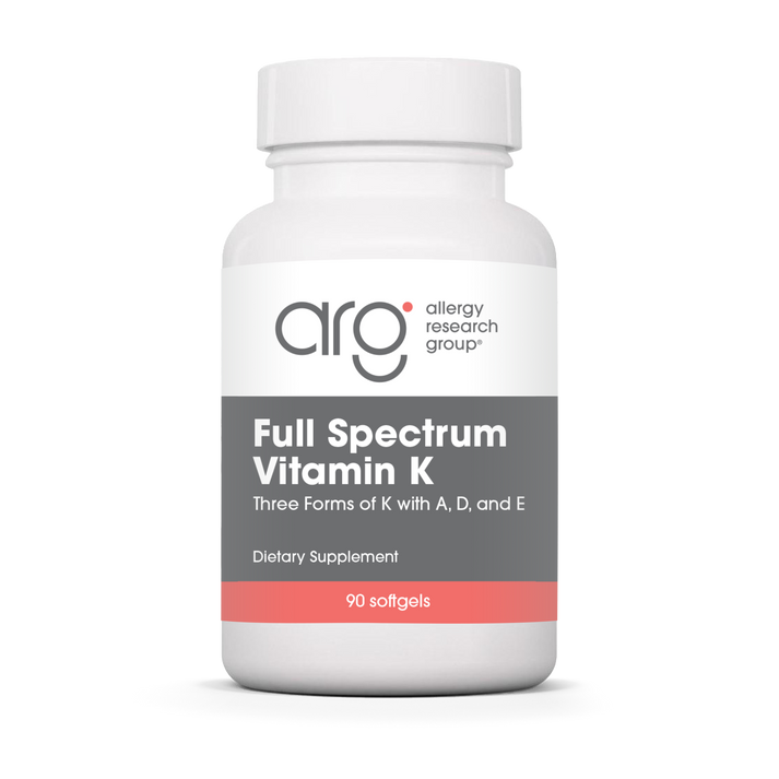 Allergy Research Group Full Spectrum Vitamin K - 90 softges bottle front label