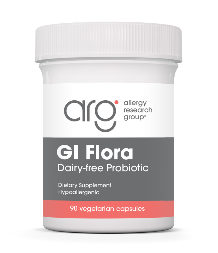 Allergy Research Group GI Flora - 90 vegetarian capsules bottle front label