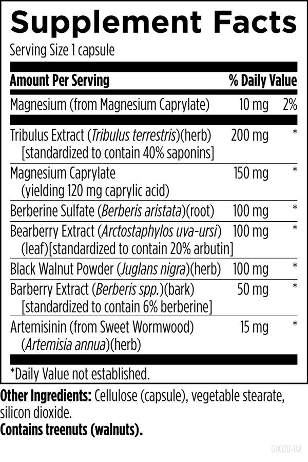GI Microb-X™ supplement facts image
