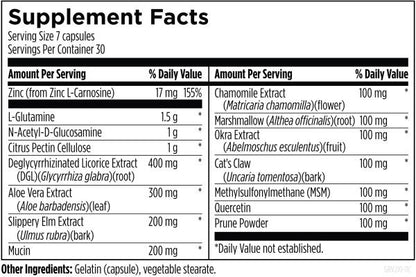 GI Revive® 210 capsules supplement facts image