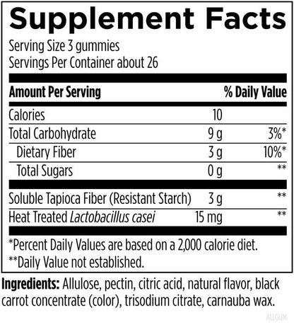 GlucoSupreme™ Gummies 80 gummies Supplement Fact Image
