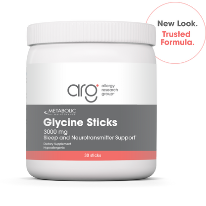 Glycine Sticks bottle with New Look Trusted Formula badge