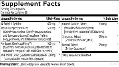 Hepatatone Plus™ 120 capsules supplement facts image