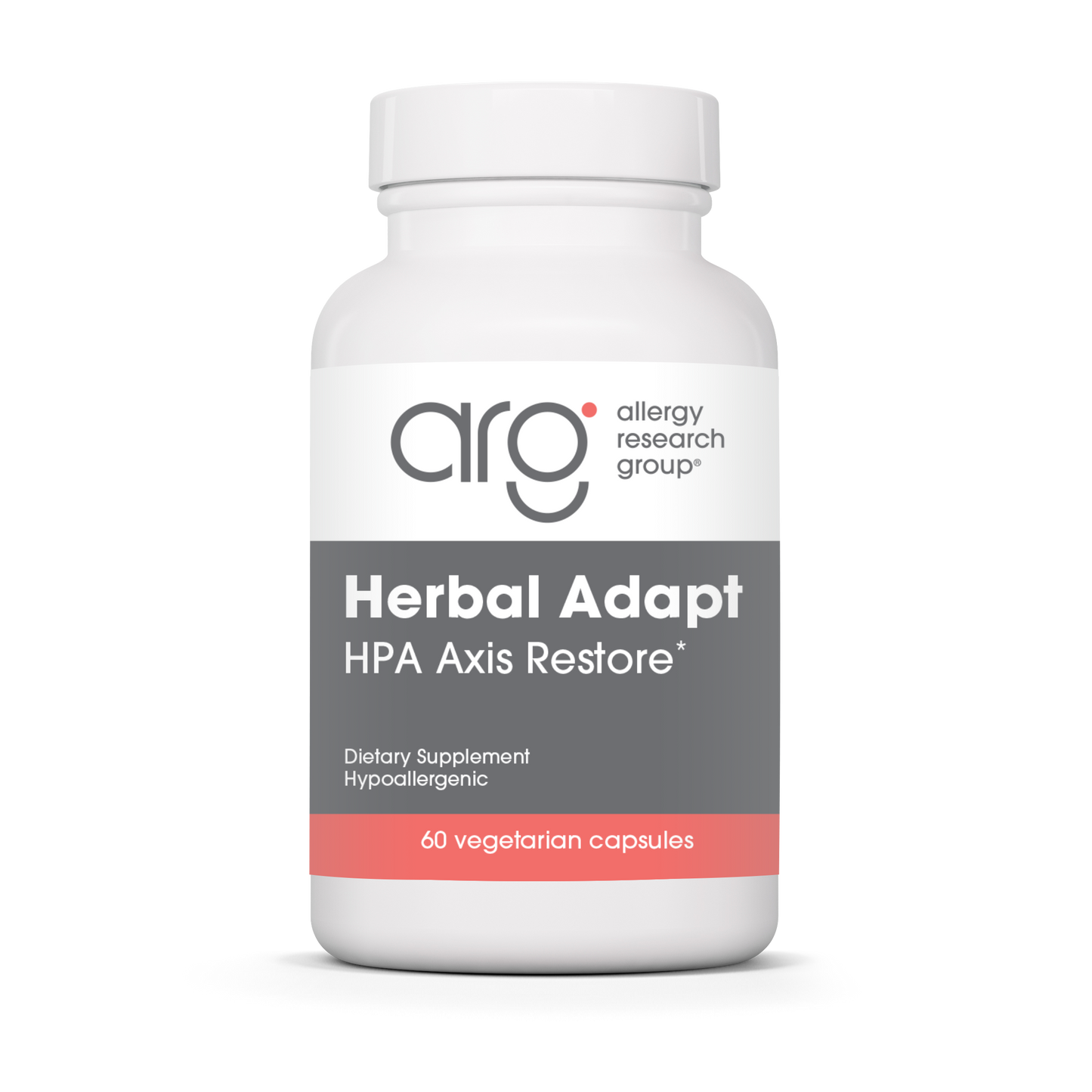 Allergy Research Group Herbal Adapt HPA Axis Restore* - 60 vegetarian capsules bottle front label