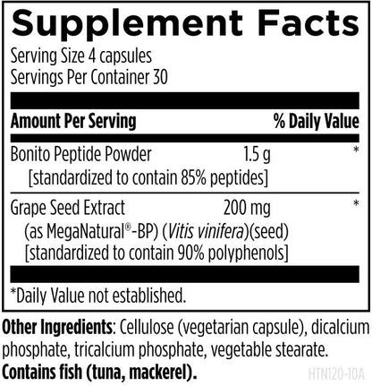 HTN Supreme™ (Formerly HTN Complex), 120 capsules supplement facts image