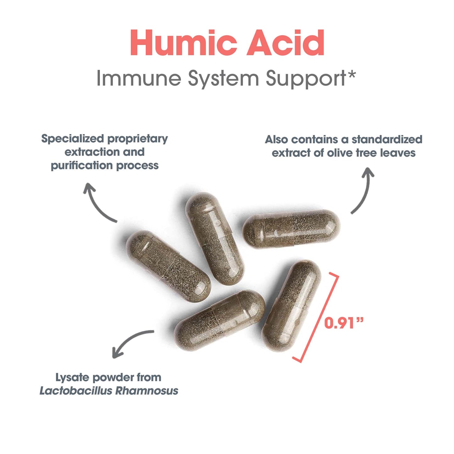 Humic-Monolaurin Complex - suggested use: 2 capsules two or three times daily