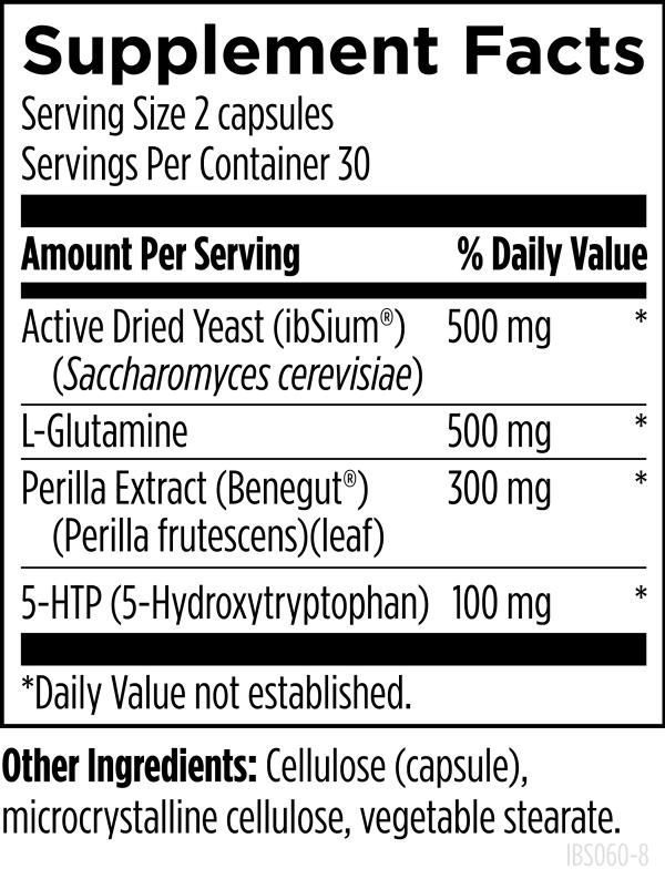 IB Synergy™ 60 capsules supplement facts image