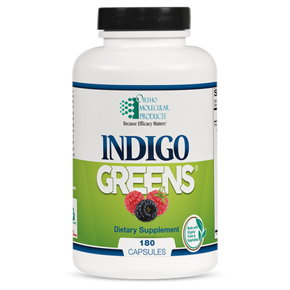 Indigo Greens Capsules supplement facts image
