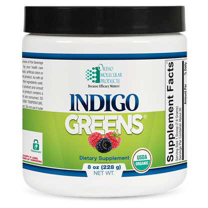 Indigo Greens Powder supplement facts image