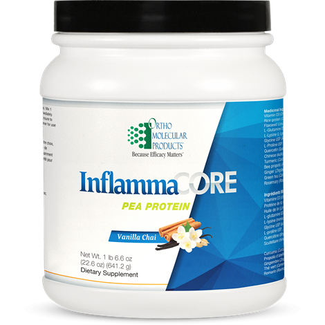 InflammaCORE® Vanilla Chai with Pea Protein supplement facts image