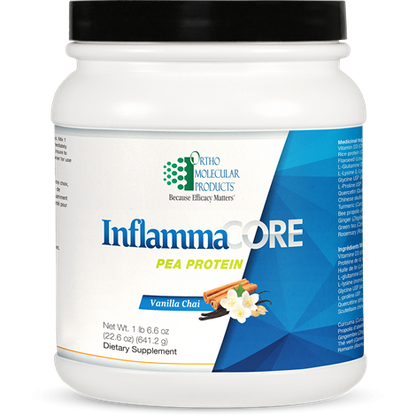 InflammaCORE® Vanilla Chai with Pea Protein supplement facts image
