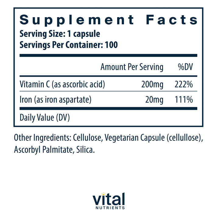 Iron Plus C 20mg/200mg