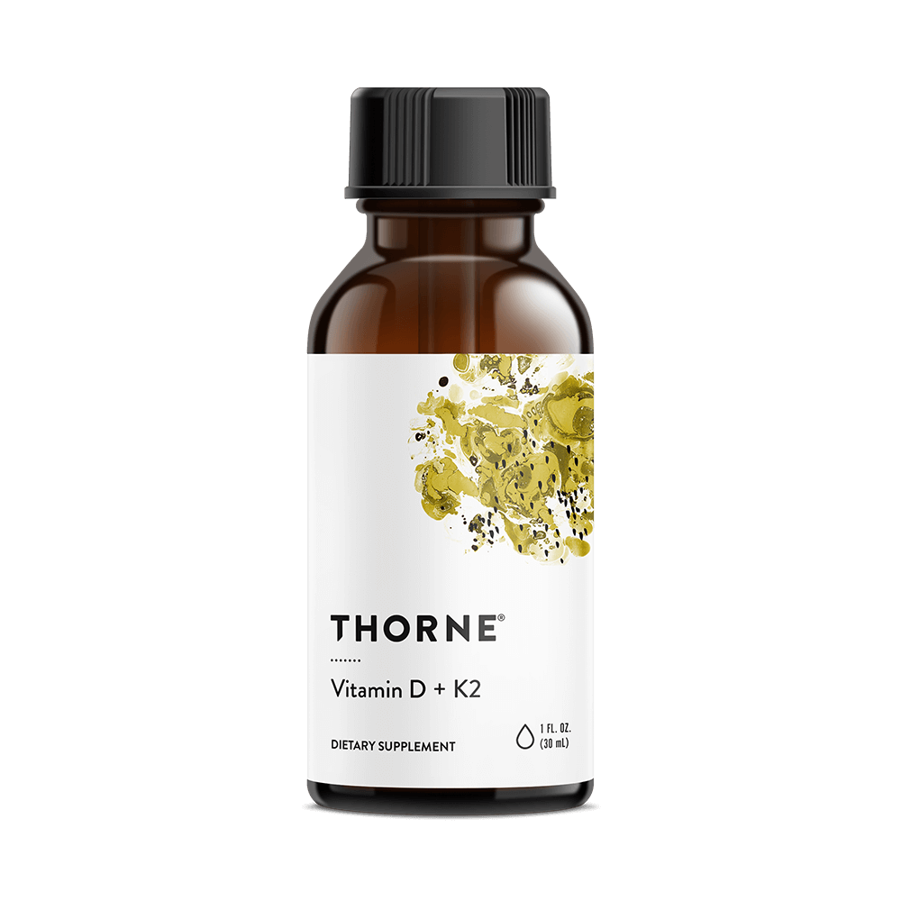 Vitamin D + K2 (Formerly Vitamin D/K2 Liquid) - 1 fl oz (30 mL)