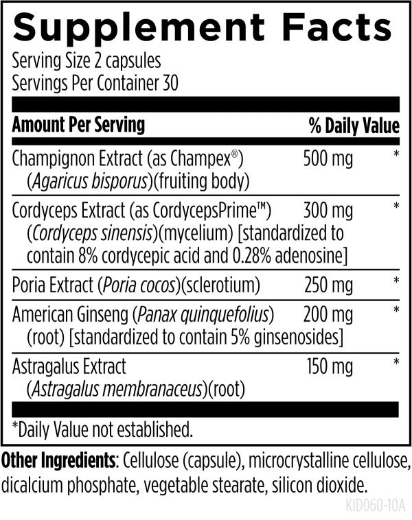 Kidney Korrect™ 60 capsules supplement facts image