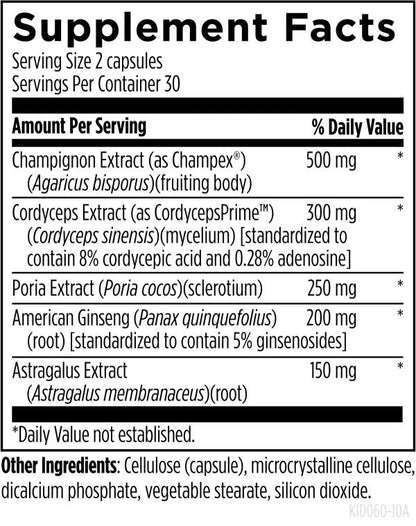 Kidney Korrect™ 60 capsules supplement facts image