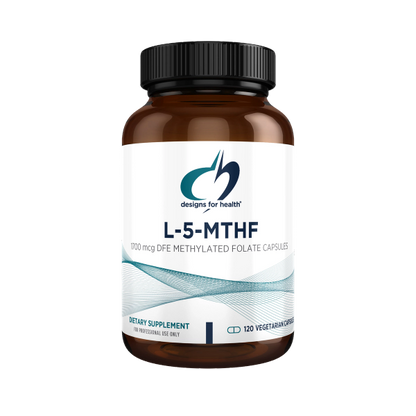 L-5-MTHF 1,700 mcg DFE (1 mg), 120 capsules bottle image old 