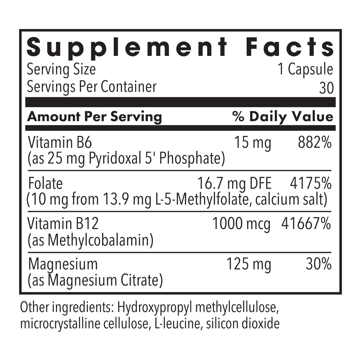 MethylPro® L-Methylfolate 10 mg + Cofactors