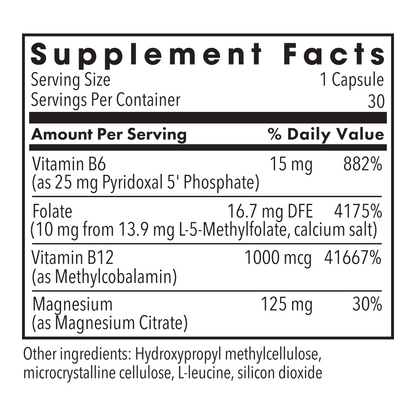 MethylPro® L-Methylfolate 10 mg + Cofactors