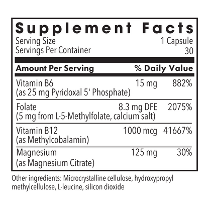 MethylPro® L-Methylfolate 5 mg + Cofactors