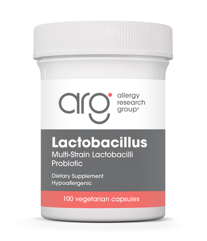 Allergy Research Group Lactobacillus - 100 vegetarian capsules bottle front label