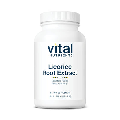 Vital Nutrients Licorice Root Extract supplement.