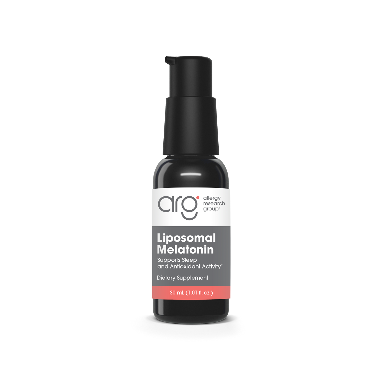 Allergy Research Group Liposomal Melatonin - 30 ml (1.01 fl. oz.) bottle front label
