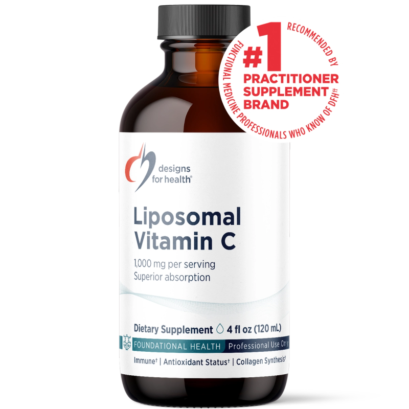 Liposomal Vitamin C 4 fl oz (120 mL) liquid, Lemon bottle image
