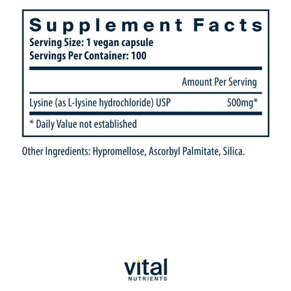 Lysine 500mg