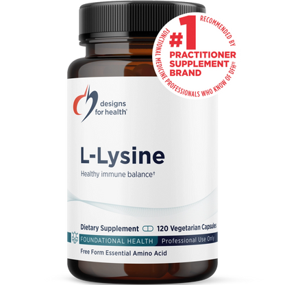 L-Lysine 120 capsules bottle image
