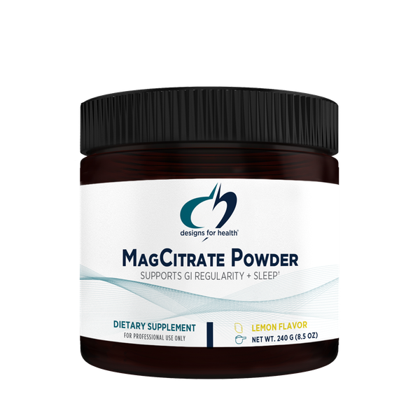 MagCitrate Powder 240 g (8.5 oz) powder supplement facts image