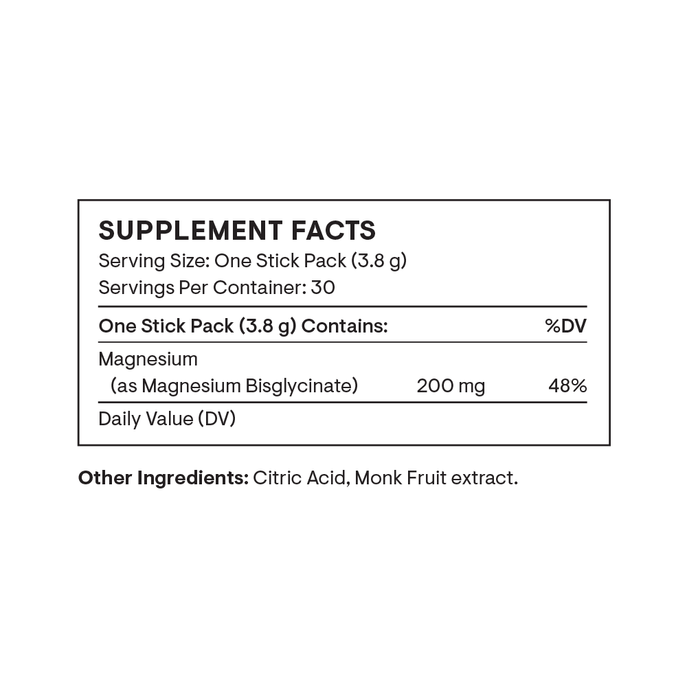 Magnesium Bisglycinate - Travel Packs 2