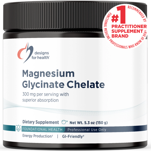 Magnesium Glycinate Powder 150 g (5.3 oz) powder, Unflavored bottle image
