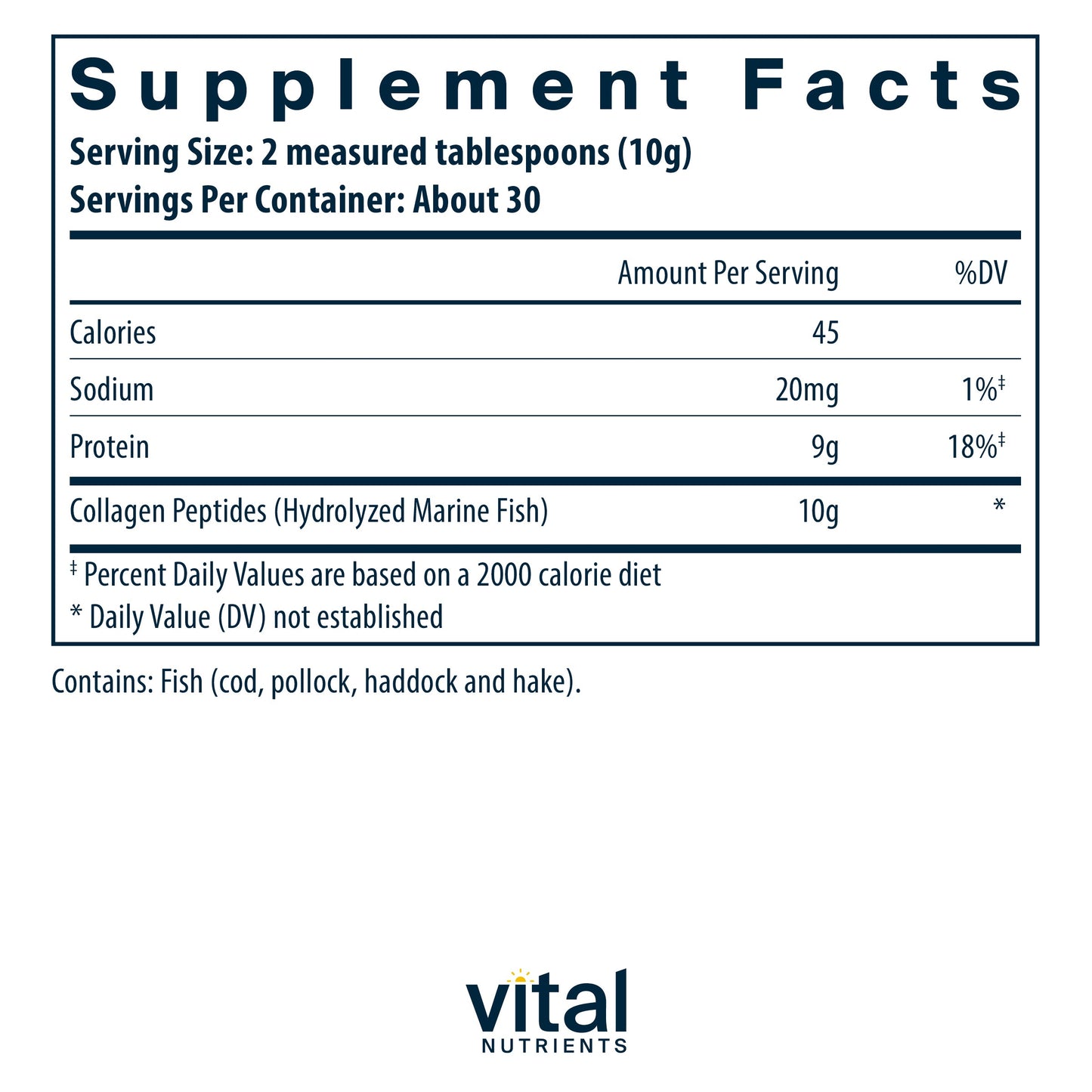 Marine Collagen Peptides Wild-Caught Type I & III