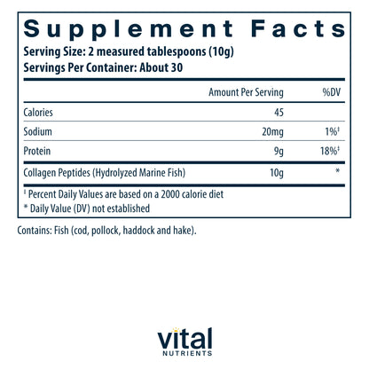 Marine Collagen Peptides Wild-Caught Type I & III