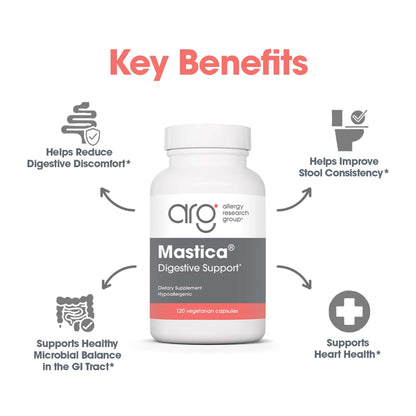 Mastica® - suggested use: 1 capsule twice daily between meals