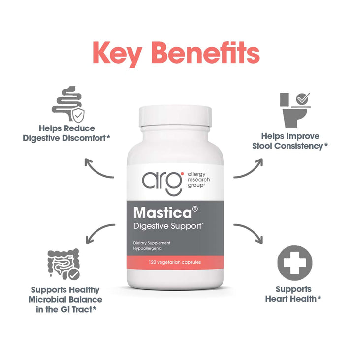 Mastica® - suggested use: 1 capsule twice daily between meals
