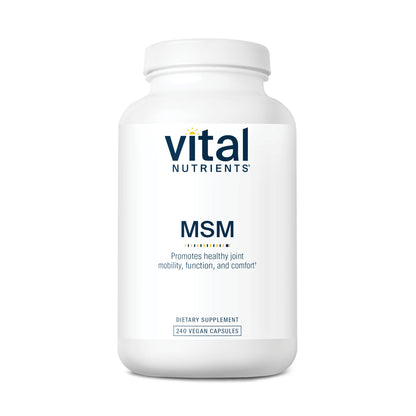 Vital Nutrients MSM dietary supplement.