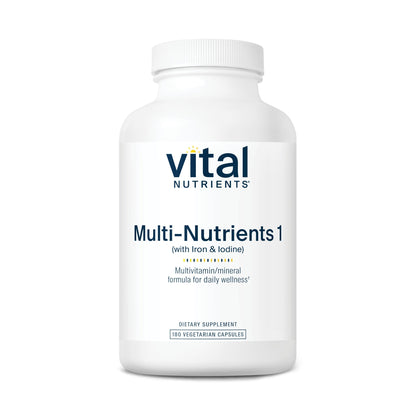 Vital Nutrients Multi-Nutrients 1 dietary supplement bottle.