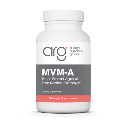 Allergy Research Group MVM-A - 180 vegetarian capsules bottle front label