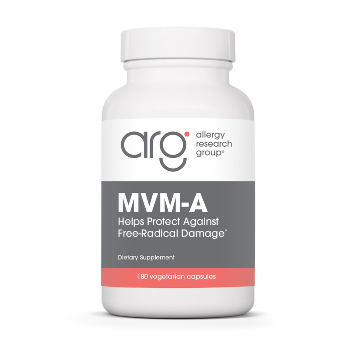Allergy Research Group MVM-A - 180 vegetarian capsules bottle front label
