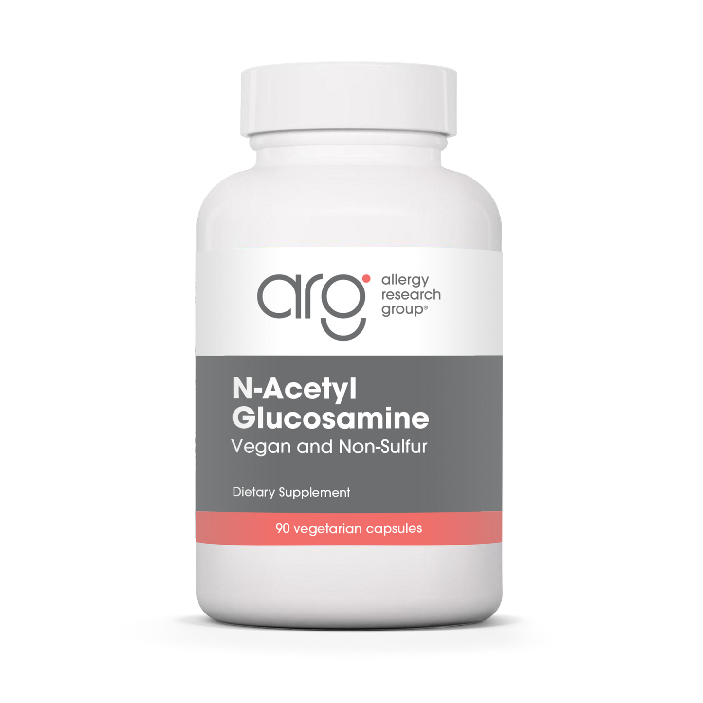 Allergy Research Group N-Acetyl Glucosamine (NAG) - 90 vegetarian capsules bottle front label
