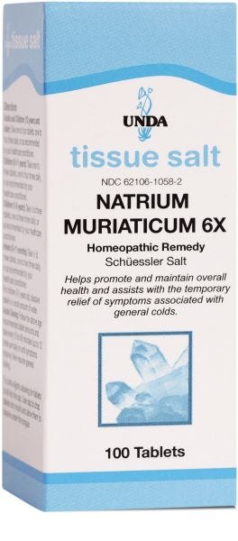 19209-100U | Natrium Muriaticum 6X (Salt)