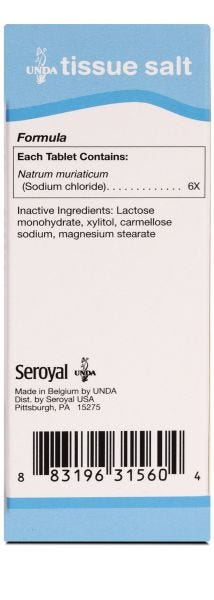 19209-100U | Natrium Muriaticum 6X (Salt)