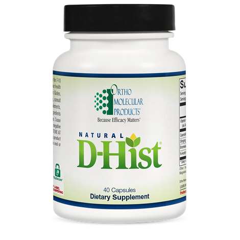 Natural D-Hist® supplement facts image