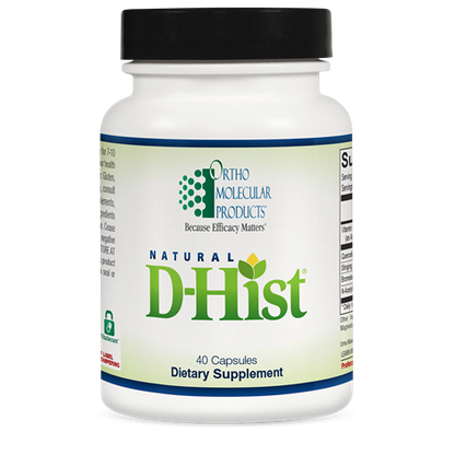 Natural D-Hist® supplement facts image