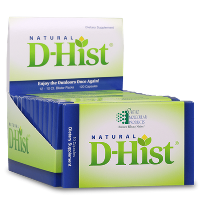Natural D-Hist® Blister Packs supplement facts image