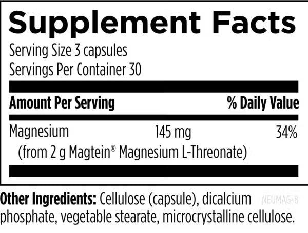 Neuromag™ Sport supplement facts image